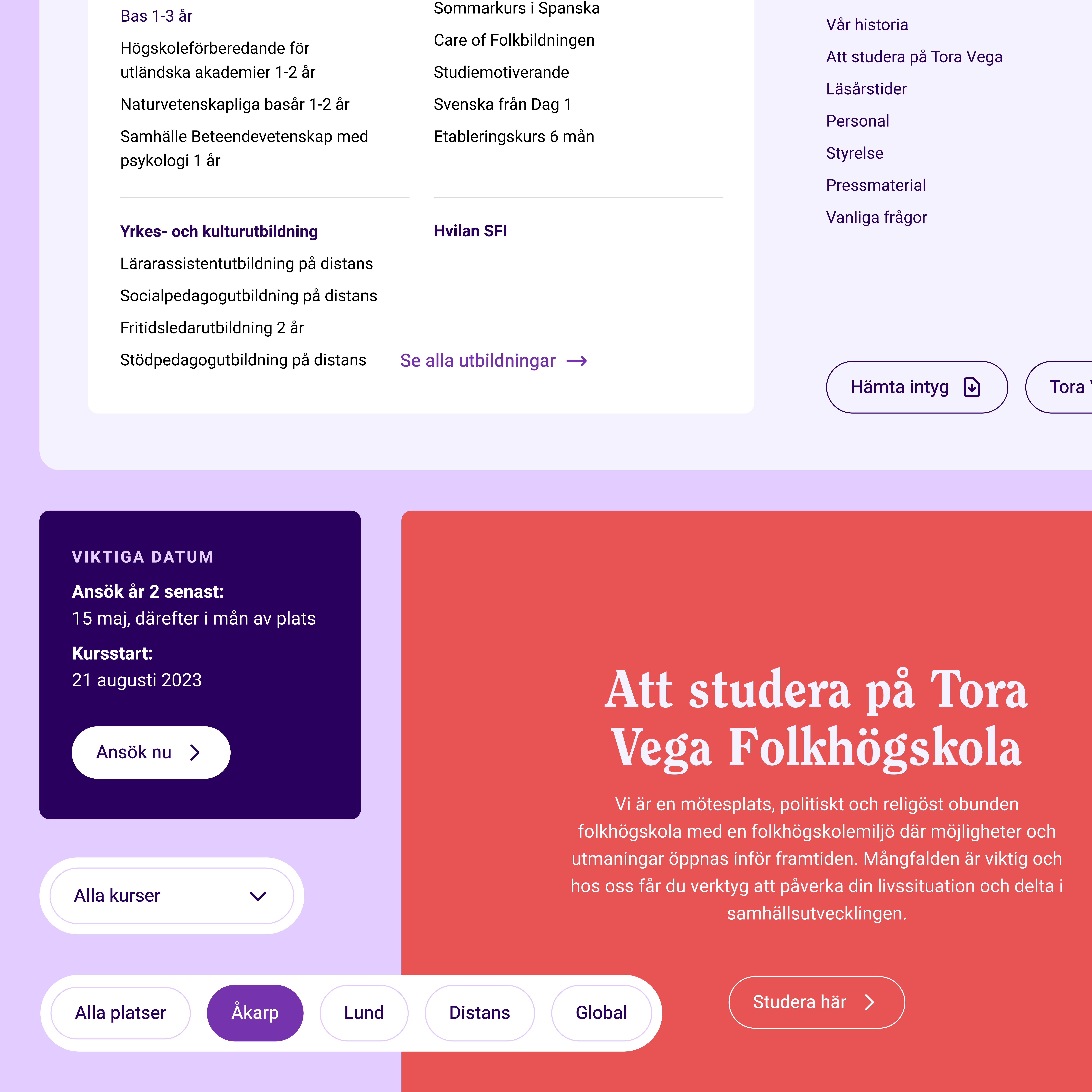 Tora Vega Folkhögskola